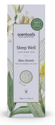 Sleep Well Bath Bomb Trio