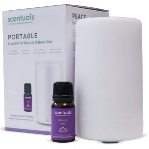 Portable Peace Essential Oil Blend & Diffuser Duo